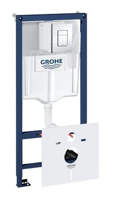 Інсталяційна система для унітазу GROHE Rapid SL 5в1з кнопкою хром 38827000