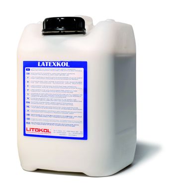 Вододисперсионная добавка Litokol LATEXKOL для цементных клеев 20 кг (LTX0020)