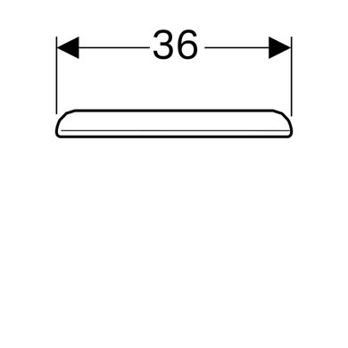 Сиденье с крышкой для унитаза Geberit myDay 575410000