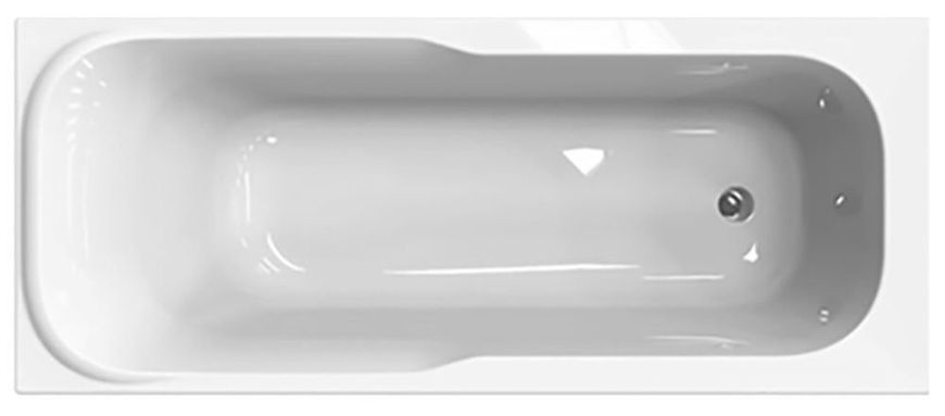 Ванна акриловая KOLO SENSA прямоугольная, боковой слив 1700x700 мм, белая XWP357000N