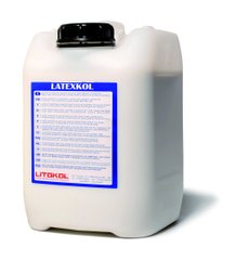 Вододисперсійна добавка Litokol LATEXKOL для цементних клеїв 10 кг (LTX0010)
