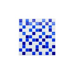 Мозаїка скляна Kotto Keramika 300x300 мм cobalt d/cobalt m/white GM 4033 C3