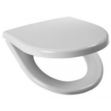 Сидіння для унітазу Jika Lyra Plus дюропластове, антибактеріальне, з функцією Soft Close, з кріпленням, колір білий H8933813000001