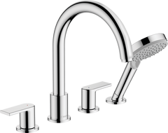 Змішувач Hansgrohe Vernis Shape врізний на край ванни на 4 отвори Chrome (71459000)