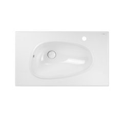 Раковина Qtap Virgo 800х480х167 White з донним клапаном (QT1811FL8128BRW)