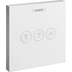 Перемикач Hansgrohe ShowerSelect на 3 клавіші Matt White (15764700)