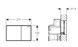 Клавиша смыва Geberit Sigma 60 двойной смыв, стекло чёрное 115.640.SJ.1