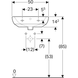 Раковина Geberit Selnova 50х41 отвір для змішувача в центрі, біла 500.295.01.1