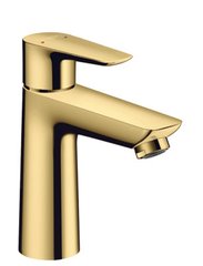 Змішувач для раковини Hansgrohe Talis E 110 з донним клапаном pop-up Polished Gold Optic 71710990