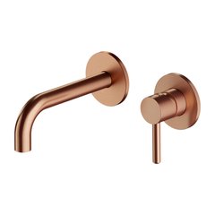 Змішувач для раковини прихованого монтажу Omnires Y brushed copper (Y1215HCPB)