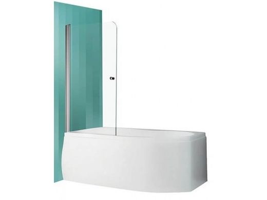 Стеклянная шторка для ванны VAGNERPLAST ORIEN 1100 мм h1400, стекло прозрачное VPVZ111ORN4S0X-H0