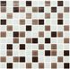 Мозаика стеклянная Kotto Keramika 300x300 мм coffe m/coffe w/white GM 4035 C3