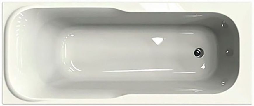 Ванна акрилова KOLO SENSA прямокутна, боковий злив 1400x700 мм, біла XWP354000N