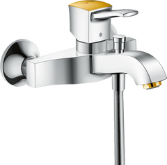 Змішувач для ванни Hansgrohe Metropol Classic Chrome/Gold Optic 31340090