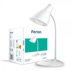 Настільний світлодіодний світильник Feron DE1727 white (40047)