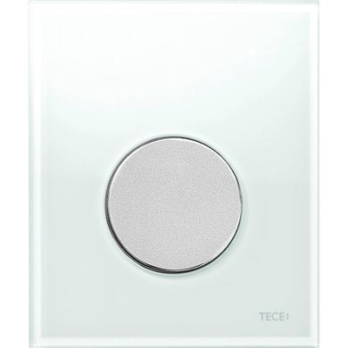 Клавиша смыва TECEloop для писсуара, стекло, белый/хром матовый 9242659