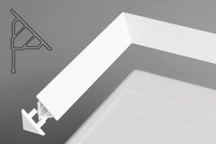 Декоративная планка для ванни/піддону RAVAK 10x2000 мм білий XB452000001
