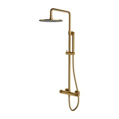 Душова система з термостатом Omnires Contour brushed gold (CT8044GLB)