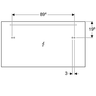 Дзеркало Geberit Option 500.585.00.1