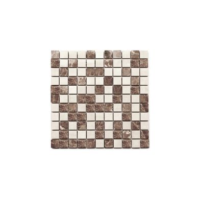 Мозаика керамическая Kotto Keramika 300x300 мм brown/white СМ 3022 C2