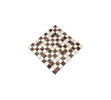 Мозаїка керамічна Kotto Keramika 300x300 мм brown/white СМ 3022 C2