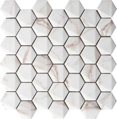 Мозаїка Grespania 30x30 Marmorea Hexagonal Calacata