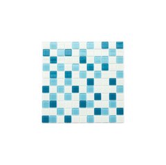 Мозаїка скляна Kotto Keramika 300x300 мм Cerulean m/Cerulean w/white GM 4039 C3