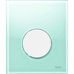 Кнопка змиву TECEloop для пісуара, скло, зелений/білий 9242651