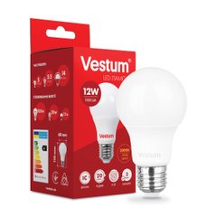 Лампа LED Vestum A60 12W 3000K 220V E27 (1-VS-1104)