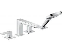Змішувач на край ванни Hansgrohe Metropol на 4 отвори хром 32552000