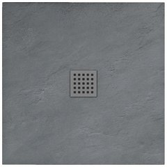 Душовий піддон Rea Grey Rock 90x90 (REA-K4585)