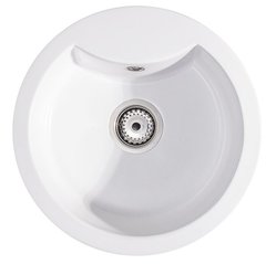 Кухонна мийка Sink Quality AZURITE White 49x14,2 (AZU.W.1KBO.X)