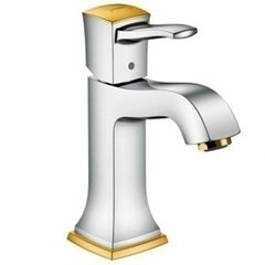 Змішувач для раковини Hansgrohe Metropol Classic 110 Chrome/Gold Optic 31300090